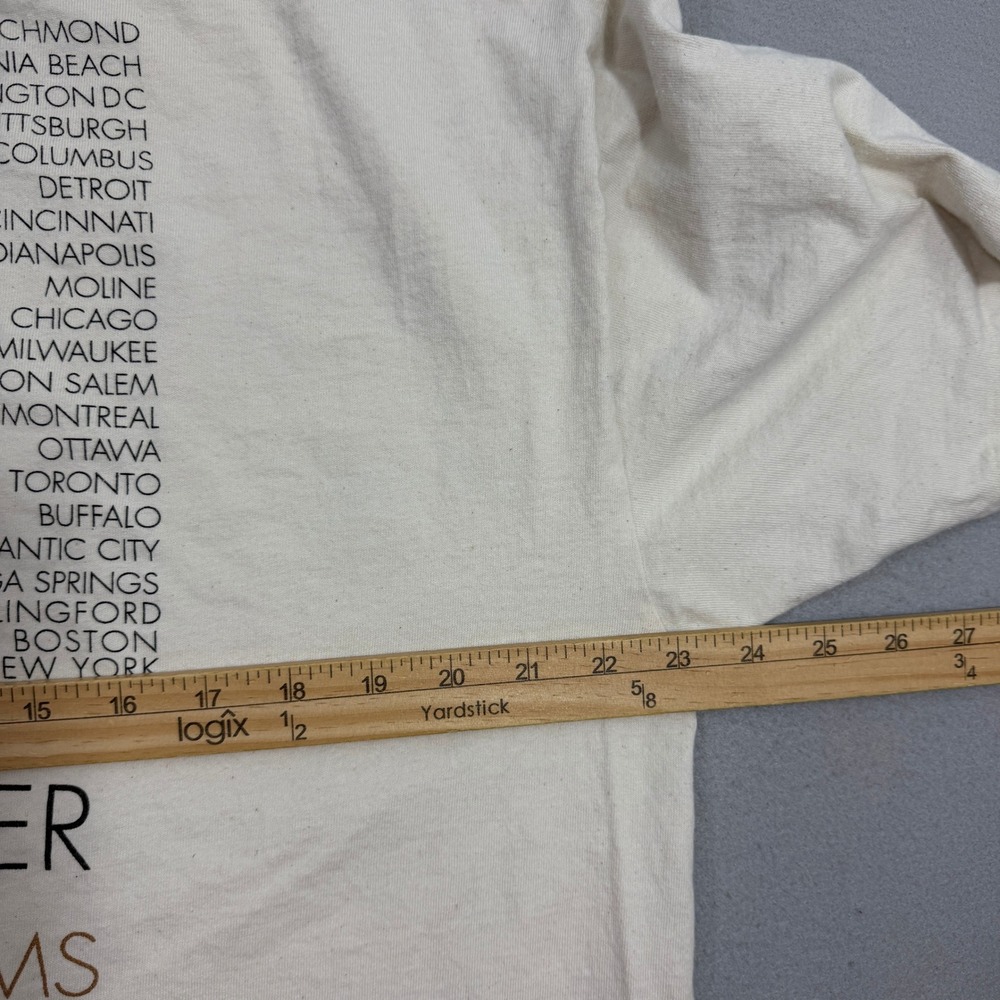 Vintage Tina Turner Wildest Dreams Tour 1997 Shirt Extra Large Cream 90s Music - Picture 9 of 11